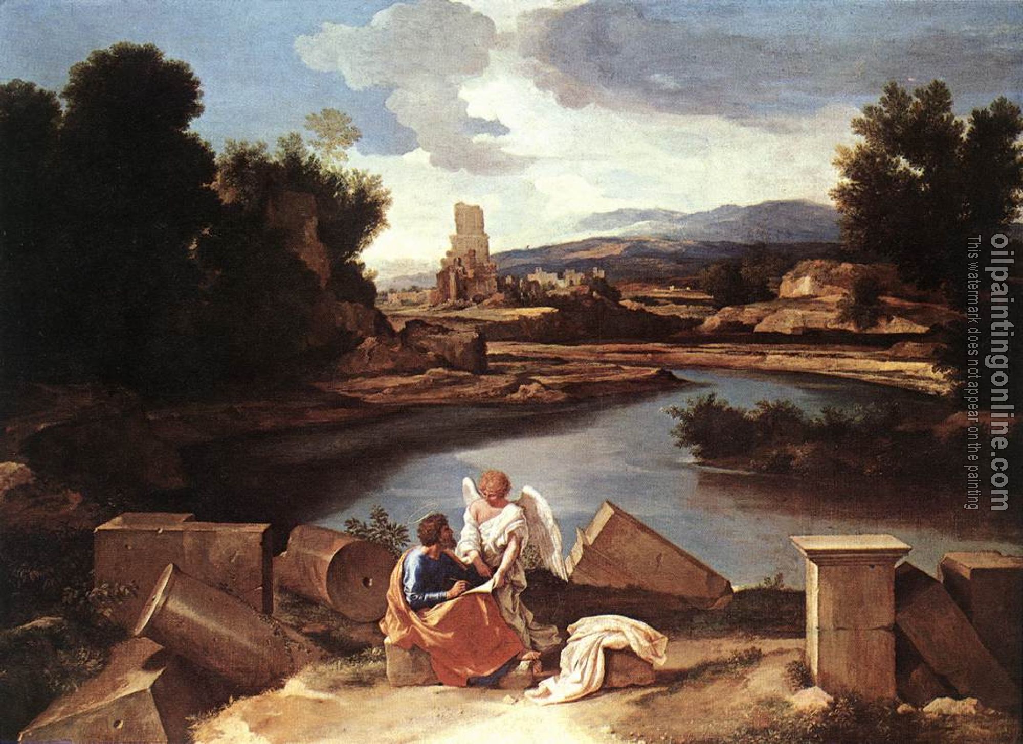 Poussin, Nicolas - St Matthew and the angel
